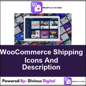 WooCommerce Shipping Icons And Description