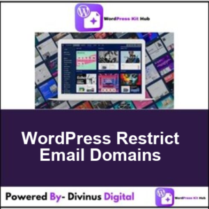 WordPress Restrict Email Domains