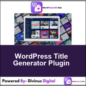 WordPress Title Generator Plugin