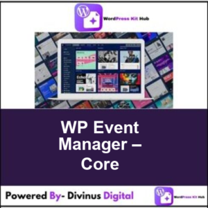 WP Event Manager – Core