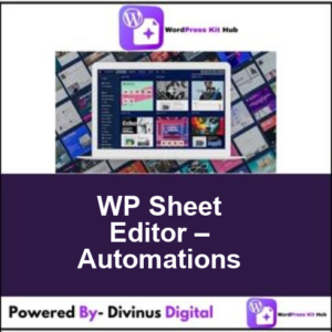WP Sheet Editor – Automations