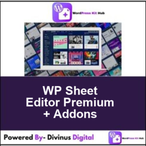 WP Sheet Editor Premium + Addons