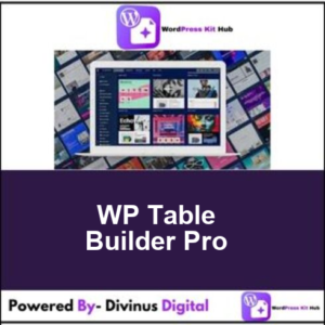 WP Table Builder Pro