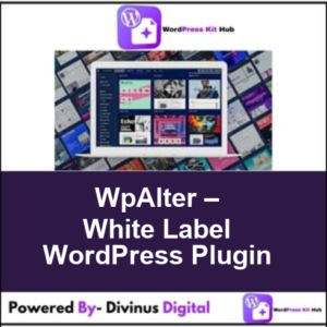WpAlter – White Label WordPress Plugin