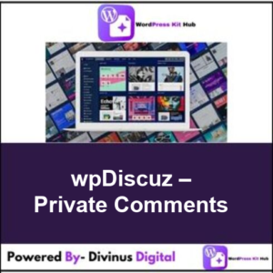 wpDiscuz – Private Comments