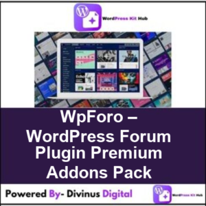 WpForo – WordPress Forum Plugin Premium Addons Pack