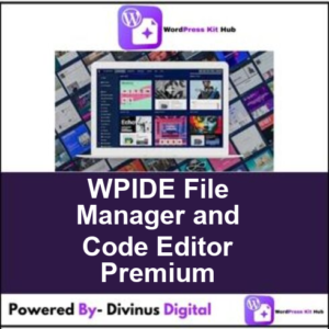 WPIDE File Manager and Code Editor Premium
