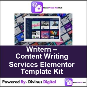Writern – Content Writing Services Elementor Template Kit