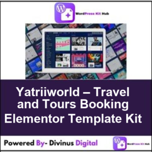 Yatriiworld – Travel and Tours Booking Elementor Template Kit