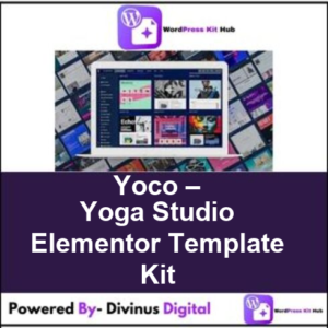 Yoco – Yoga Studio Elementor Template Kit