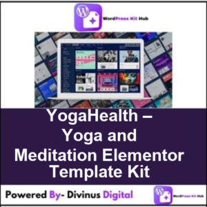 YogaHealth – Yoga and Meditation Elementor Template Kit
