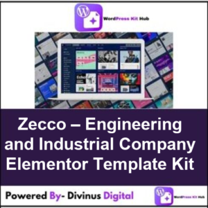 Zecco – Engineering and Industrial Company Elementor Template Kit