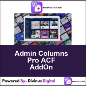 Admin Columns Pro ACF AddOn