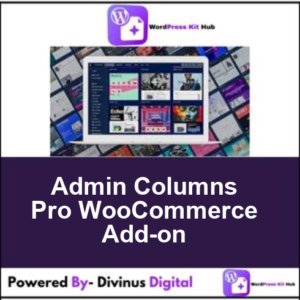 Admin Columns Pro WooCommerce Add-on