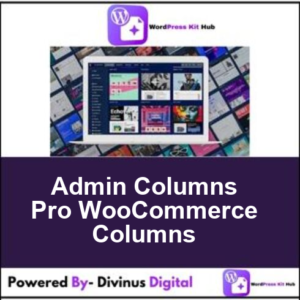 Admin Columns Pro WooCommerce Columns