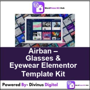 Airban – Glasses & Eyewear Elementor Template Kit