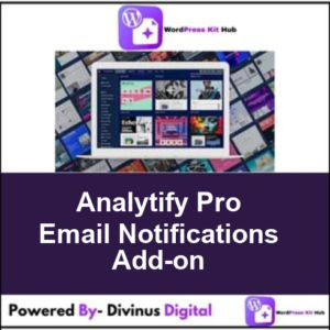 Analytify Pro Email Notifications Add-on
