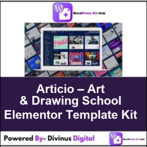 Articio – Art & Drawing School Elementor Template Kit