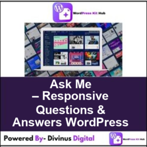 Ask Me – Responsive Questions & Answers WordPress