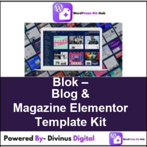 Blok – Blog & Magazine Elementor Template Kit