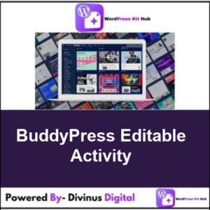 BuddyPress Editable Activity