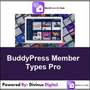 BuddyPress Member Types Pro