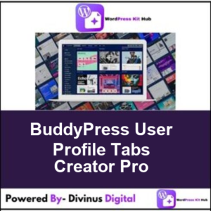 BuddyPress User Profile Tabs Creator Pro
