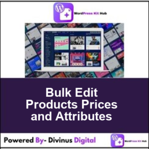 Bulk Edit Products Prices and Attributes