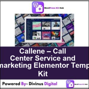 Callene – Call Center Service and Telemarketing Elementor Template Kit