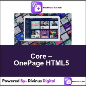 Core – OnePage HTML5