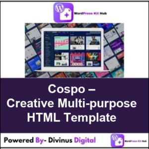 Cospo – Creative Multi-purpose HTML Template