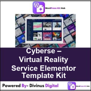 Cyberse – Virtual Reality Service Elementor Template Kit