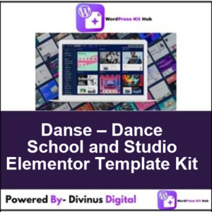 Danse – Dance School and Studio Elementor Template Kit