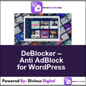 DeBlocker – Anti AdBlock for WordPress