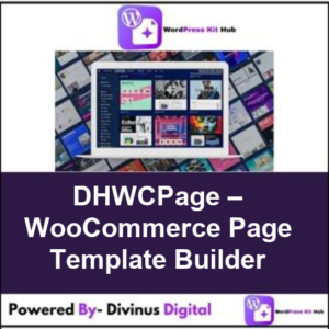 DHWCPage – WooCommerce Page Template Builder