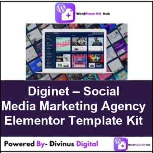 Diginet – Social Media Marketing Agency Elementor Template Kit
