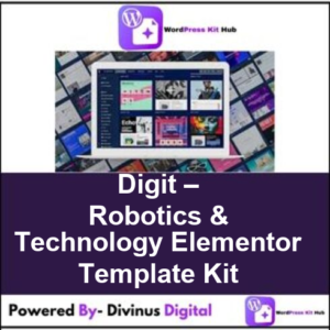 Digit – Robotics & Technology Elementor Template Kit