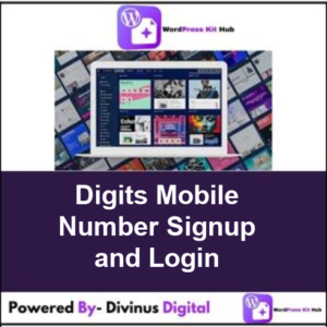 Digits Mobile Number Signup and Login