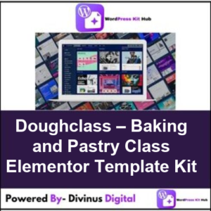 Doughclass – Baking and Pastry Class Elementor Template Kit