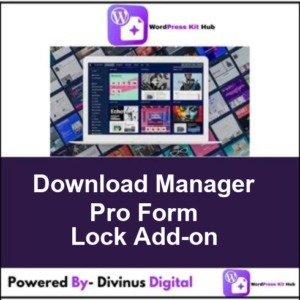 Download Manager Pro Form Lock Add-on