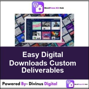 Easy Digital Downloads Custom Deliverables