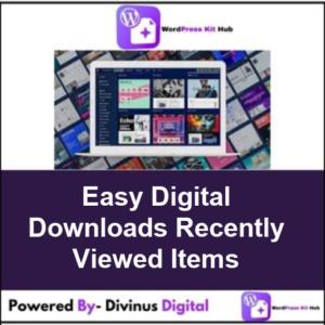 Easy Digital Downloads Recently Viewed Items