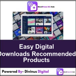Easy Digital Downloads Recommended Products
