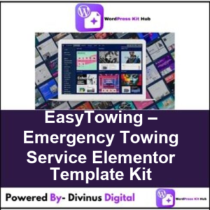 EasyTowing – Emergency Towing Service Elementor Template Kit