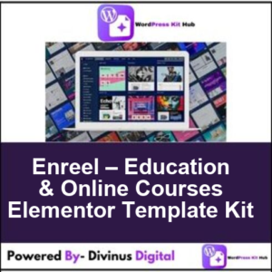 Enreel – Education & Online Courses Elementor Template Kit