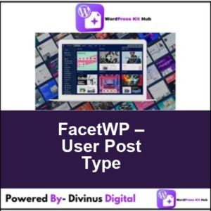 FacetWP – User Post Type