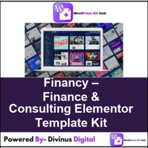 Financy – Finance & Consulting Elementor Template Kit