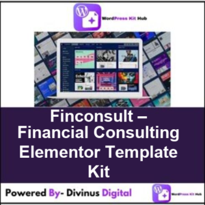 Finconsult – Financial Consulting Elementor Template Kit