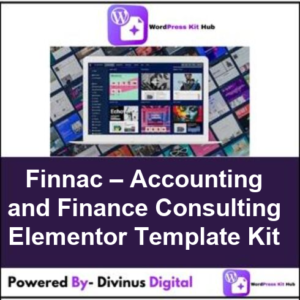 Finnac – Accounting and Finance Consulting Elementor Template Kit