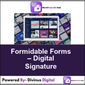Formidable Forms – Digital Signature